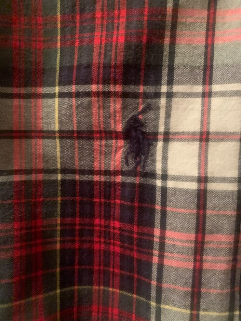 NWOT Polo Ralph Lauren Red Plaid Button Down Shirt - Picture 4 of 4